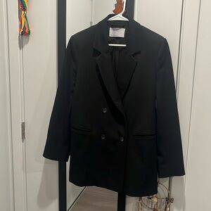 Oak+Fort Oversized Blazer Color : Black Size:S/P